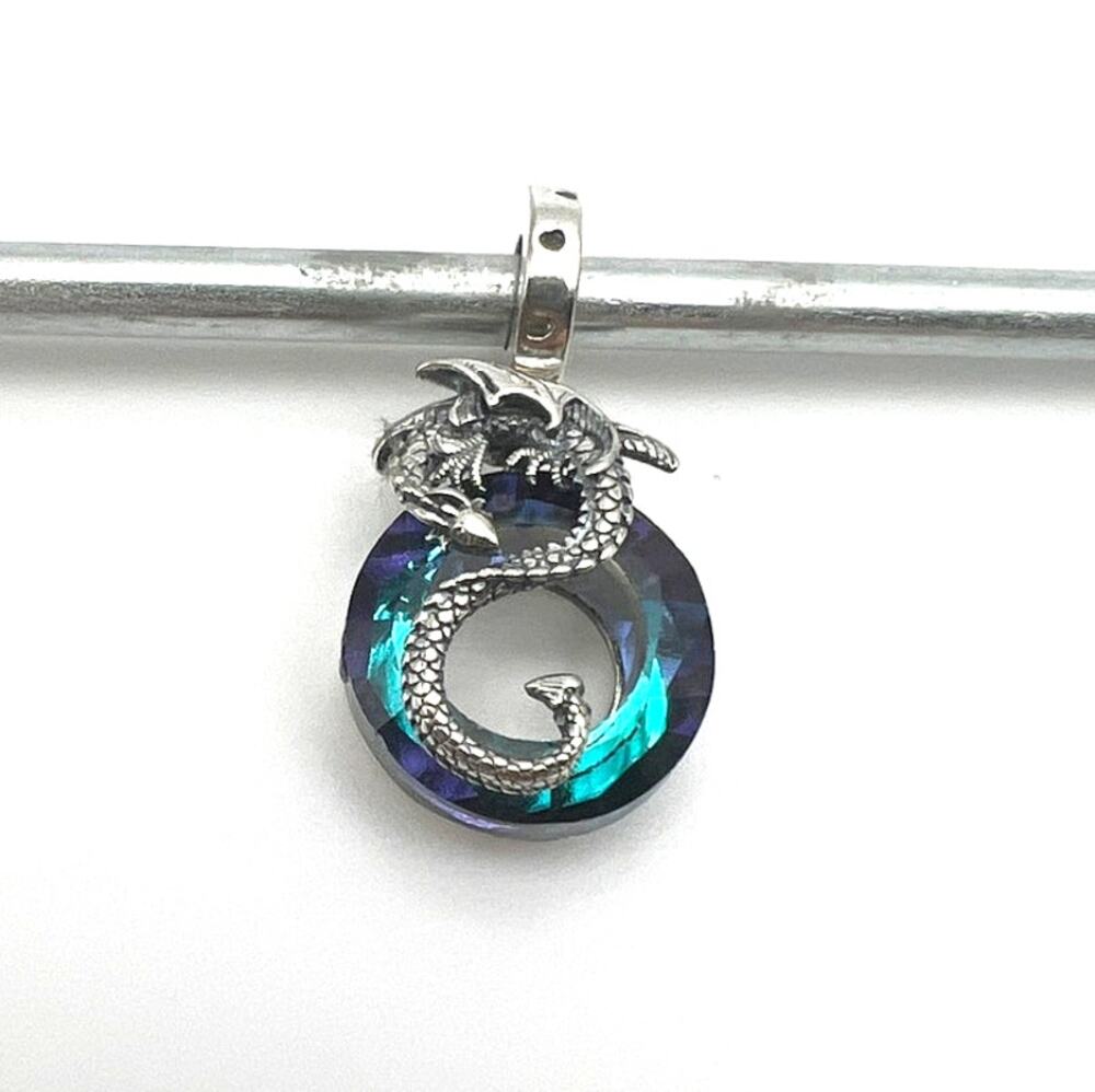 New Dragon Circle Charm for European Bracelet
